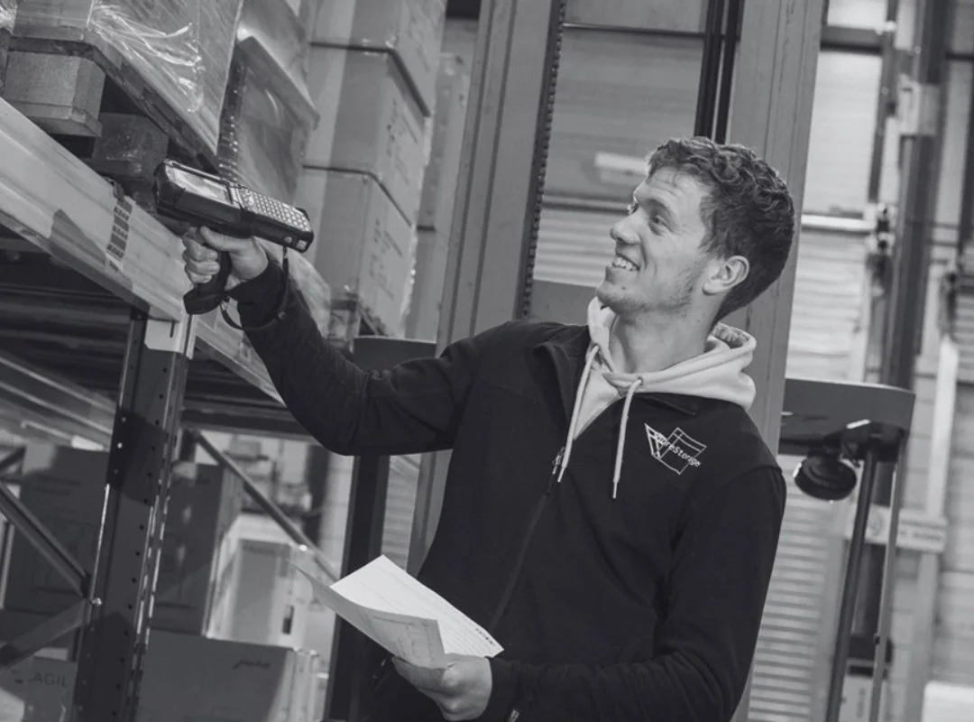 Ook Wouter doet aan orderpicken